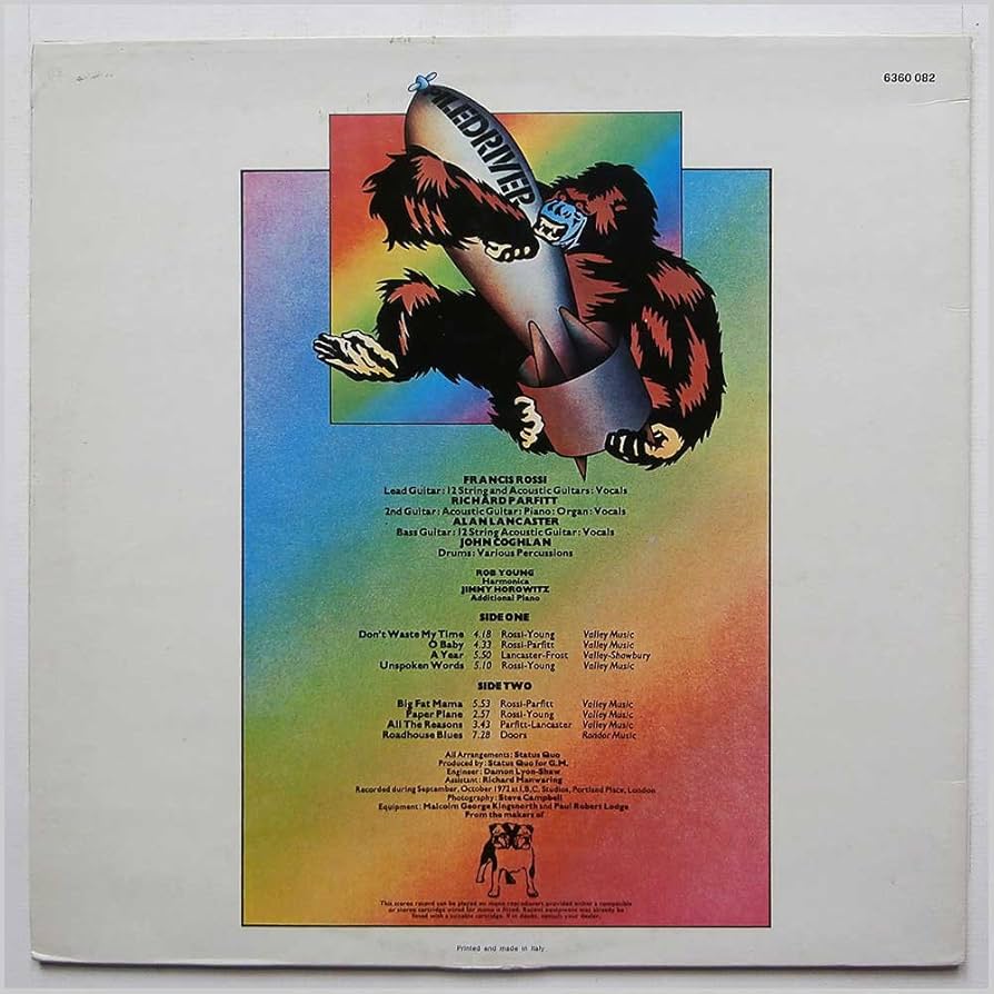 STATUS QUO Piledriver LP 1972 by Status Quo: Amazon.co.uk: CDs & Vinyl