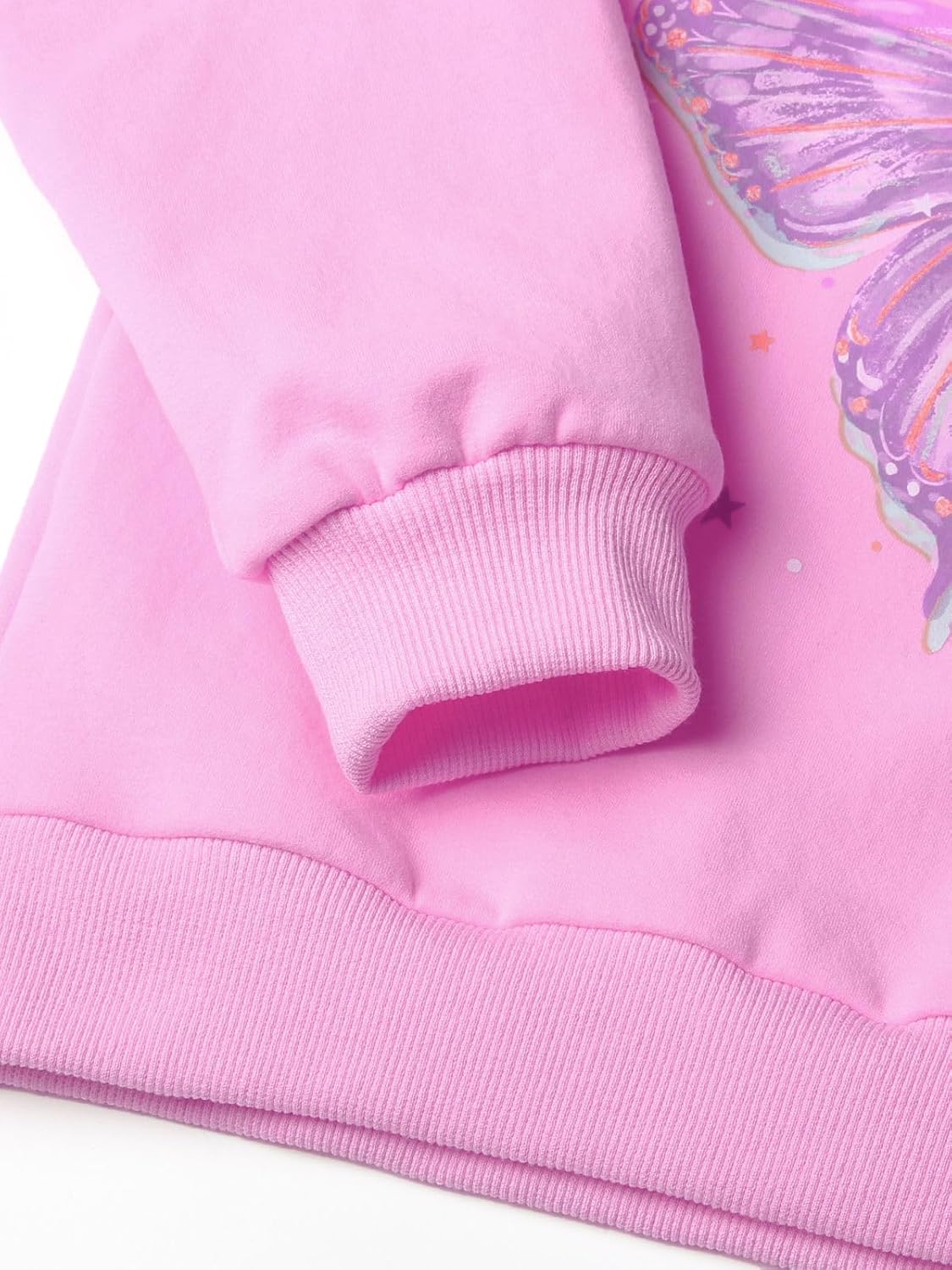 WELAKEN Girls Sweatshirt Fleece Pullover Long Sleeve Fall & Winter Top for Toddler Kids - Image 6