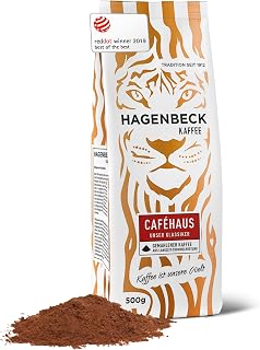 Hagenbeck Caféhaus 500g | Klassischer Röstkaffee | 100% Arabica | Vollmundig-aromatisch | Norddeutsche Trommelröstung