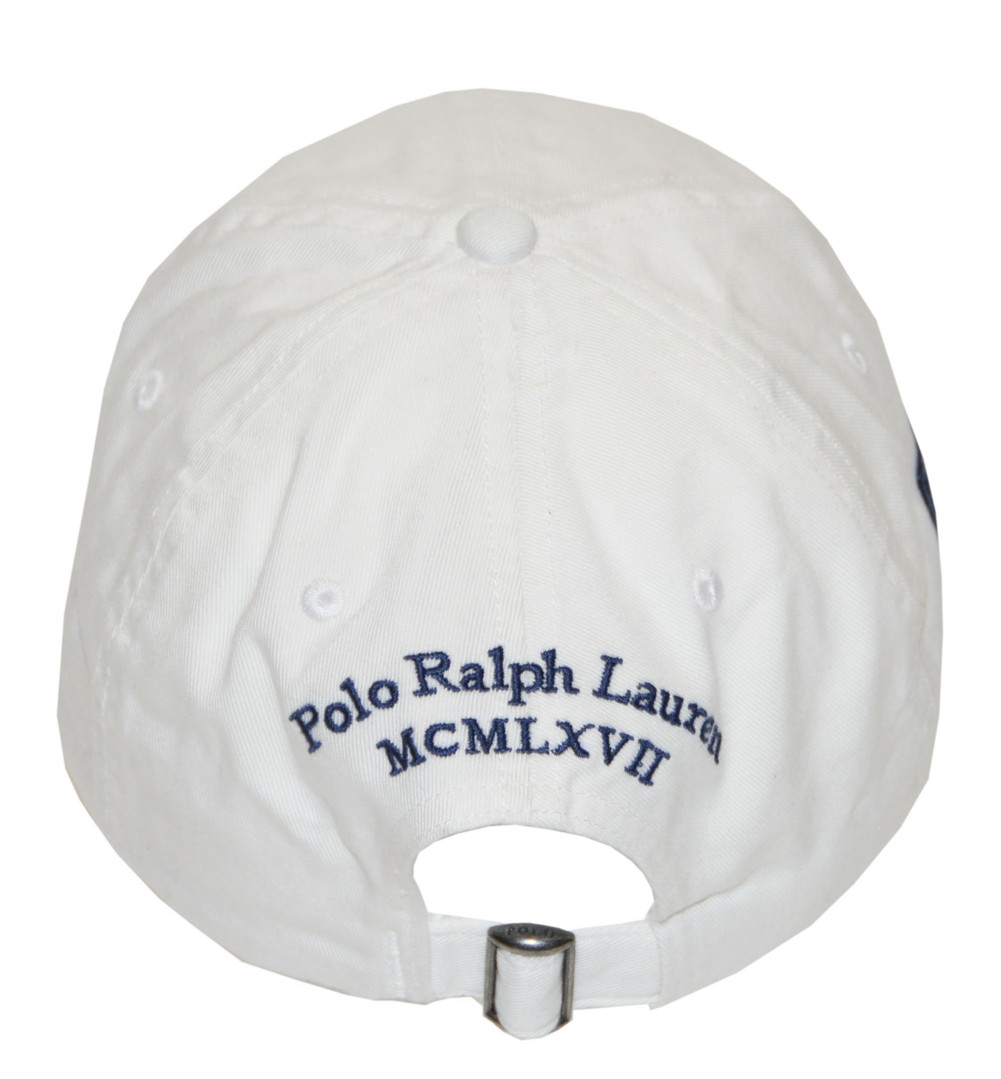 Polo Ralph Lauren Men Big Pony Logo Hat (White)