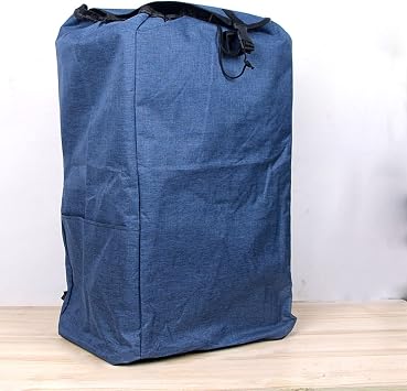 dsfgybj Large 80L Waterproof Oxford Trolley Shopping Bag - Versatile and Durable Reusable Storage Bag for Home Use - Perfect Replacement Bag for Trolley Accessories