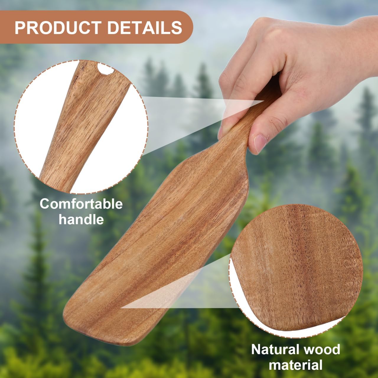 DOITOOL Mattress Lifter for Changing Sheets Bed Sheet Tucker Tool Wooden Bed Sheet Changing Helper to Protect Back and Hands 13.18 Inch Tucking Paddle