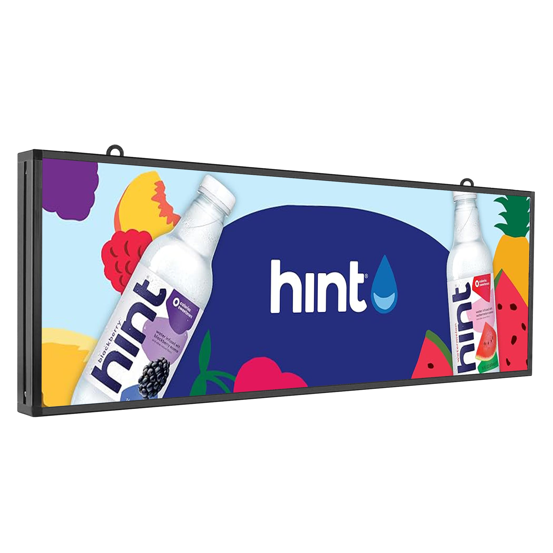 P5 Outdoor LED Business Sign 39"x14" Weatherproof IP65 - WiFi Programmable Scrolling Message Board, High Brightness Commercial Display for Store Front, Supports Text,Image and Video