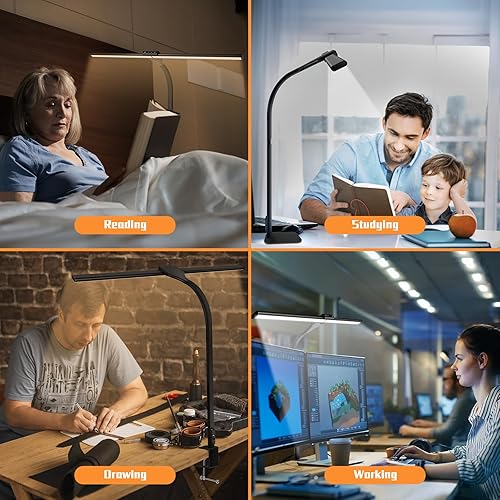 Miniatura 6 de Lámpara LED de escritorio, lámpara de escritorio arquitectónica de oficina, iluminación de oficina de gran tamaño de 31.5 pulgadas, monitor de