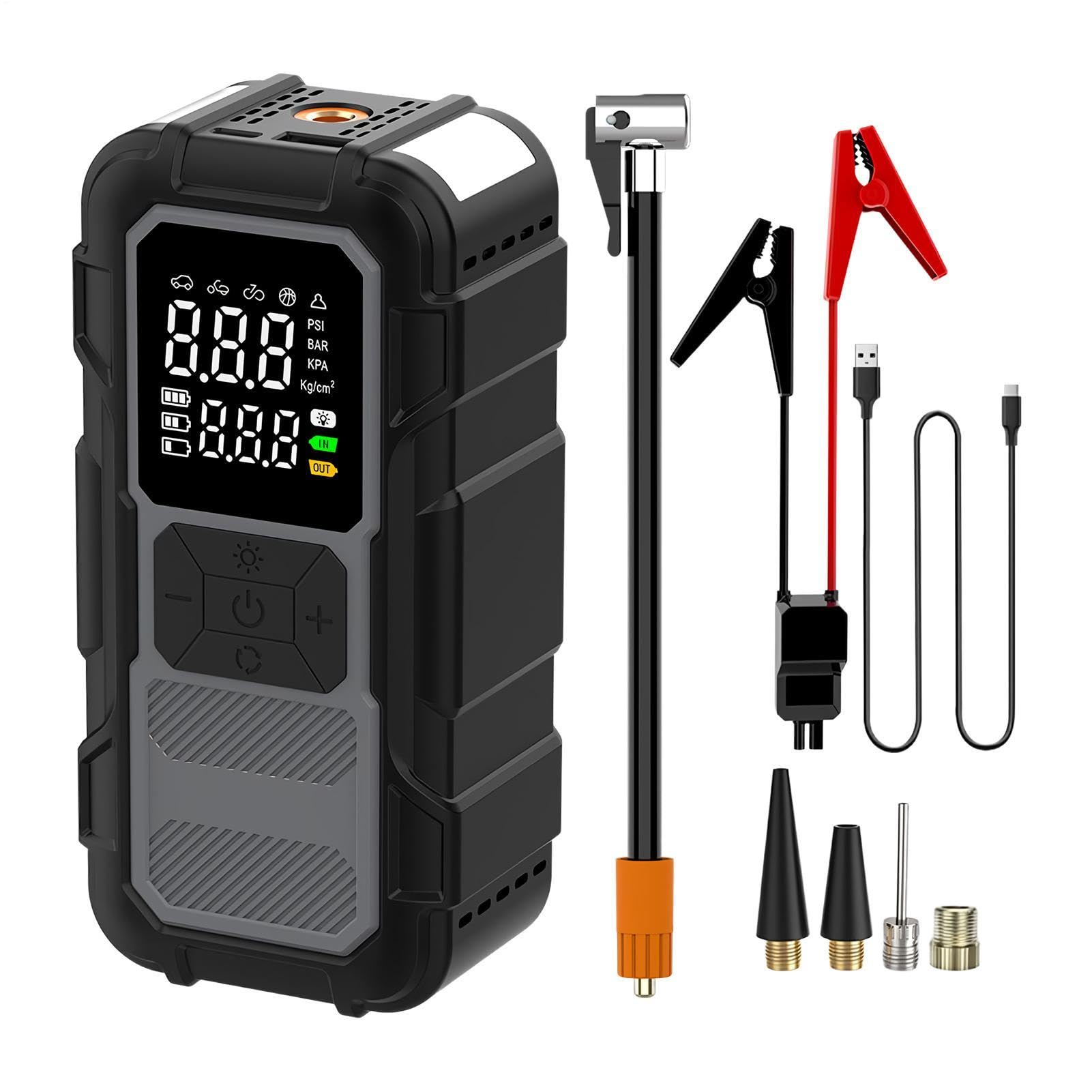 Avviatore di salto per auto freddo inverno LED Power Bank