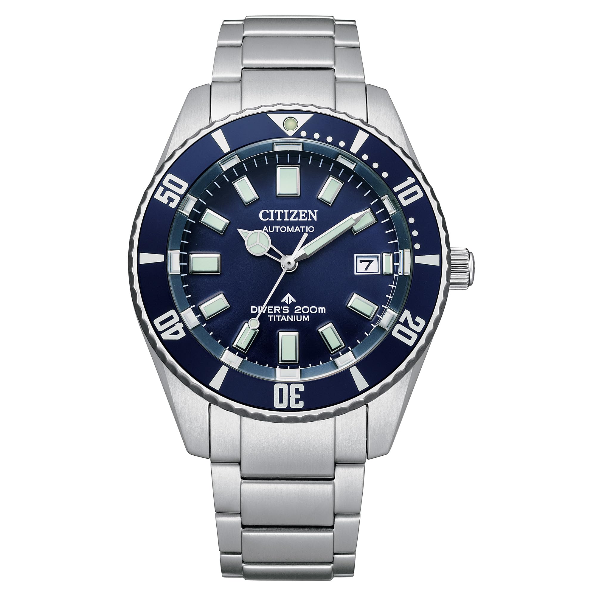 Citizen Mens Promaster Dive Automatic Titanium Bracelet Analog Watch | 41Mm | Nb6021-68L, Dial-Color:Blue, Band Color:Silver (B0C89LRPWX) Amazon Price History, Amazon Price Tracker