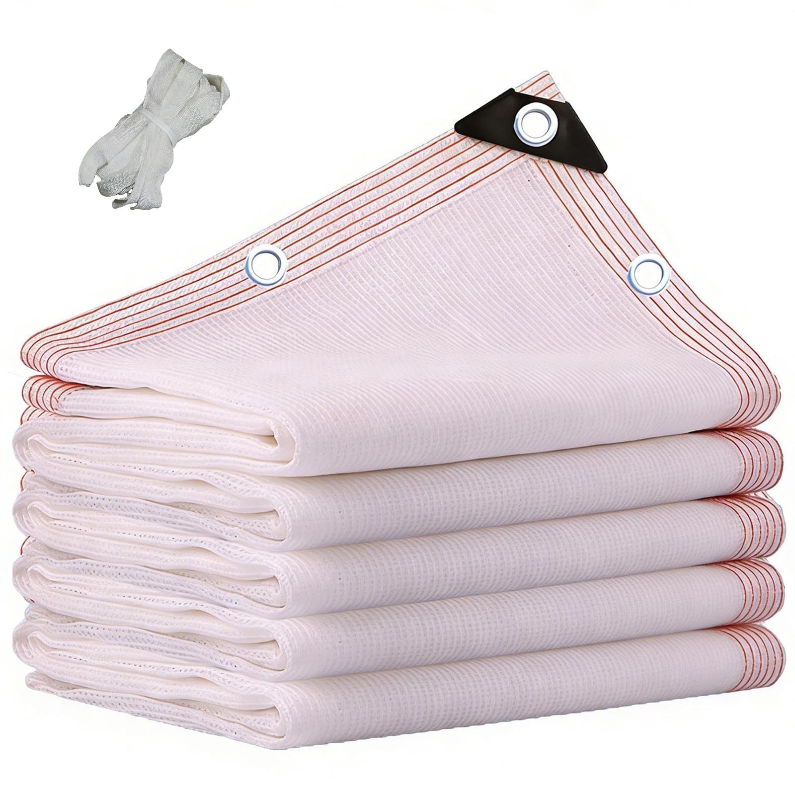 Toile de protection solaire blanche pour éliminer la chaleur du balcon et de la clôture