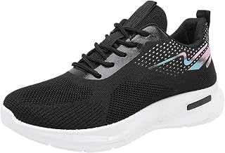 Zapatillas deportivas para mujer, talla 5, informales, para primavera, verano, transpirables, ligeras, de malla, para caminar, deportes, informales, color blanco