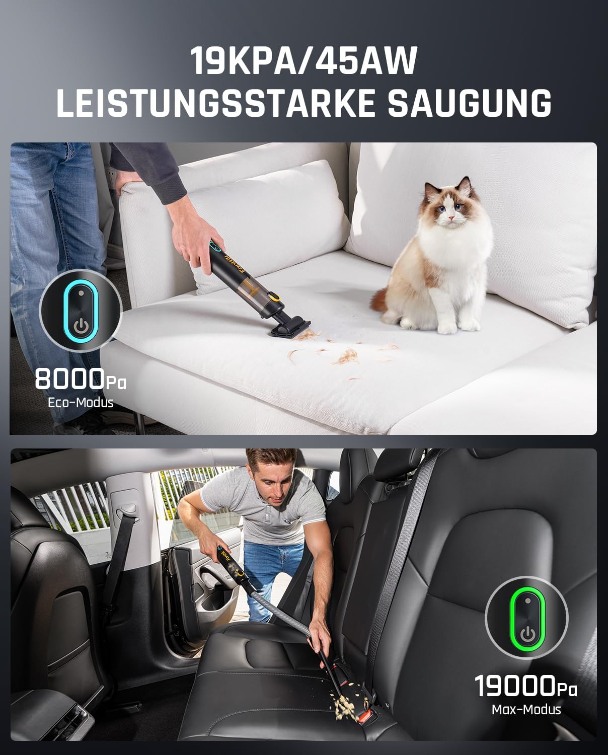 Fanttik Slim V8 Apex: Der leistungsstarke Akkustaubsauger für Auto und Büro im Test!