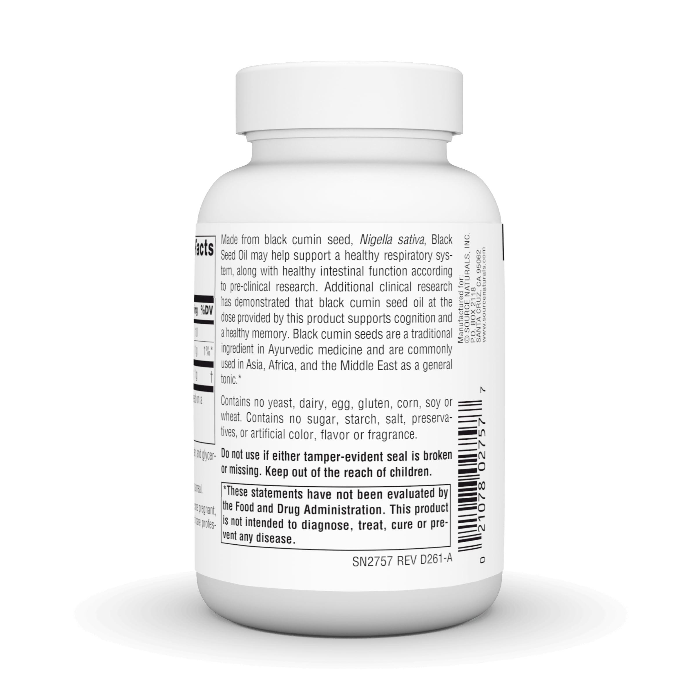 Source Naturals Black Seed Oil -120 Softgels — Amazon image 4