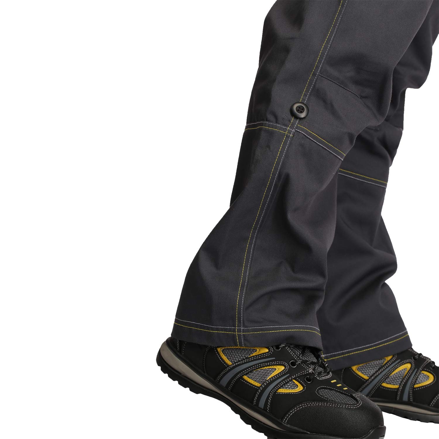 Arbeitshose grau/grün - Bundhose für Handwerker
