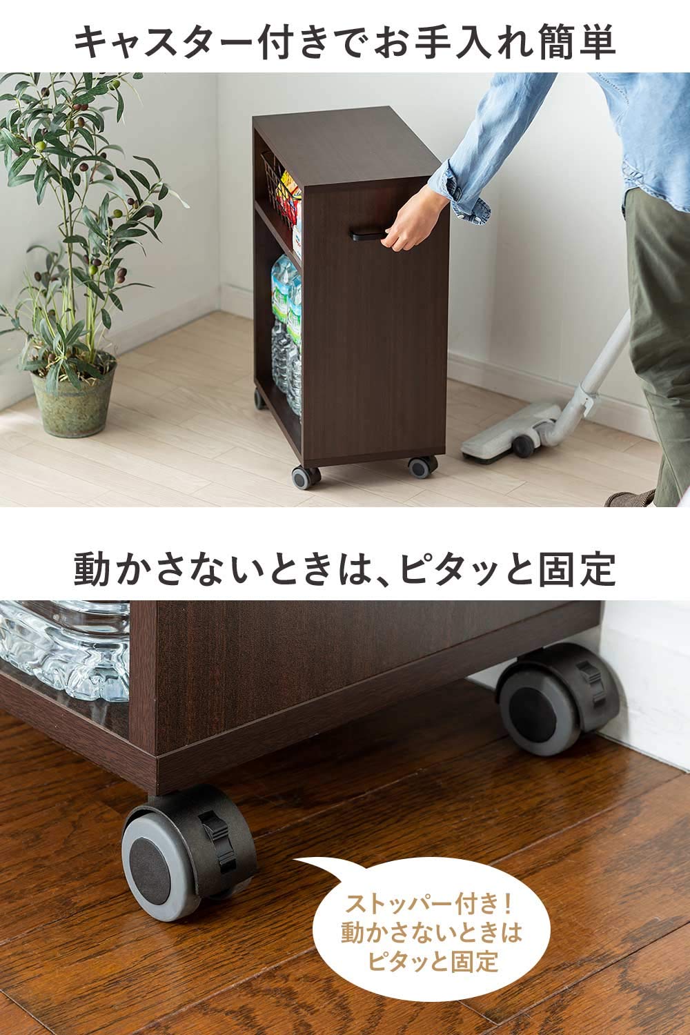 【新着商品】サンワダイレクト 収納ワゴン 幅27×奥行41×高さ60cm 棚板高 サンワダイレクト 収納ワゴン 幅27×奥行41×高さ60cm 総耐荷重35kg