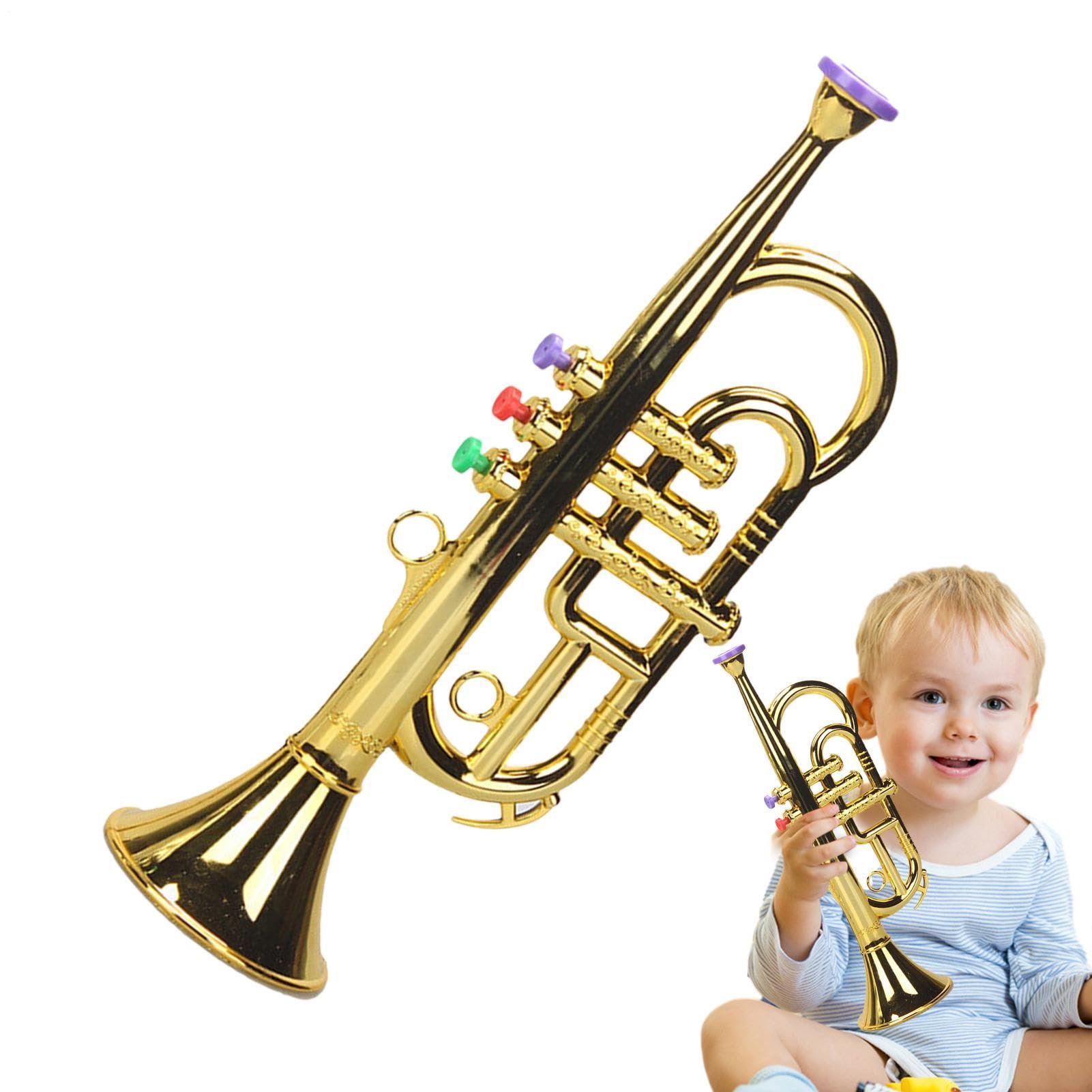 Trompetenhornspielzeug, Trompete für Kinder Musikalisches Blasinstrument | Simuliertes Musikinstrumentenspielzeug für Kinder für Zuhause, Schule, Kindergarten, Klassenzimmer