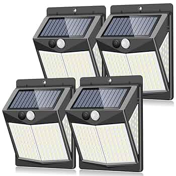 Amazon.co.jp : 【4個セット】センサーライト ソーラーライト