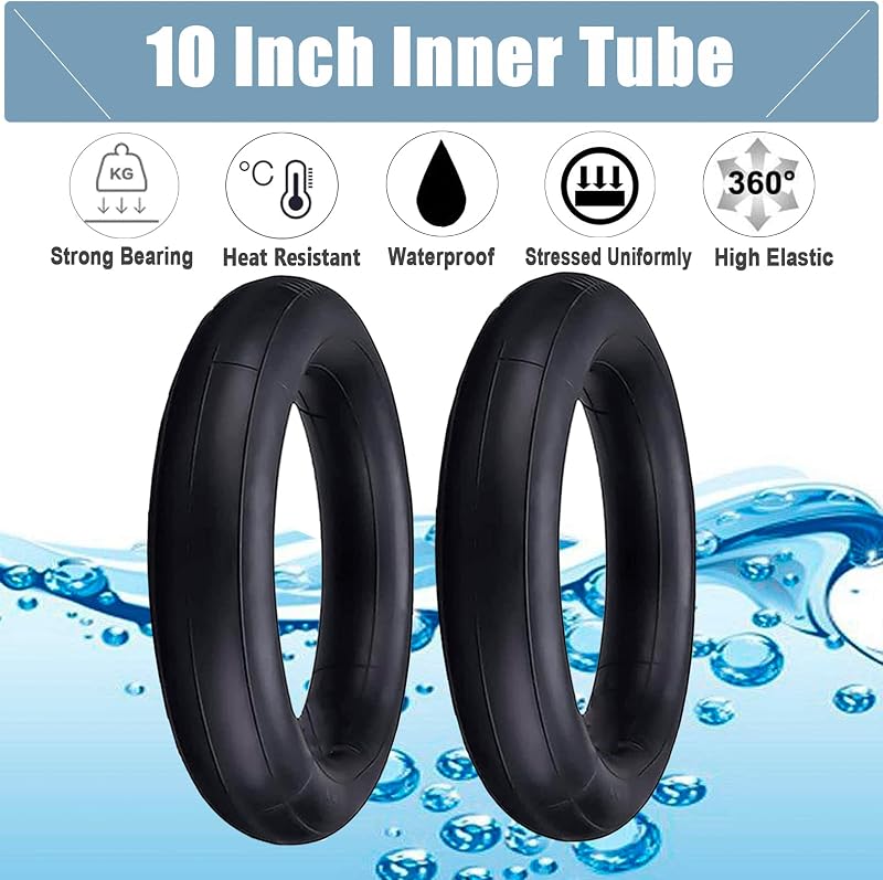 OUXI 10x2.125 Colos Belső Gumi 2db Elektromos Roller Erősített Csere Gumi - c 2pcs inner