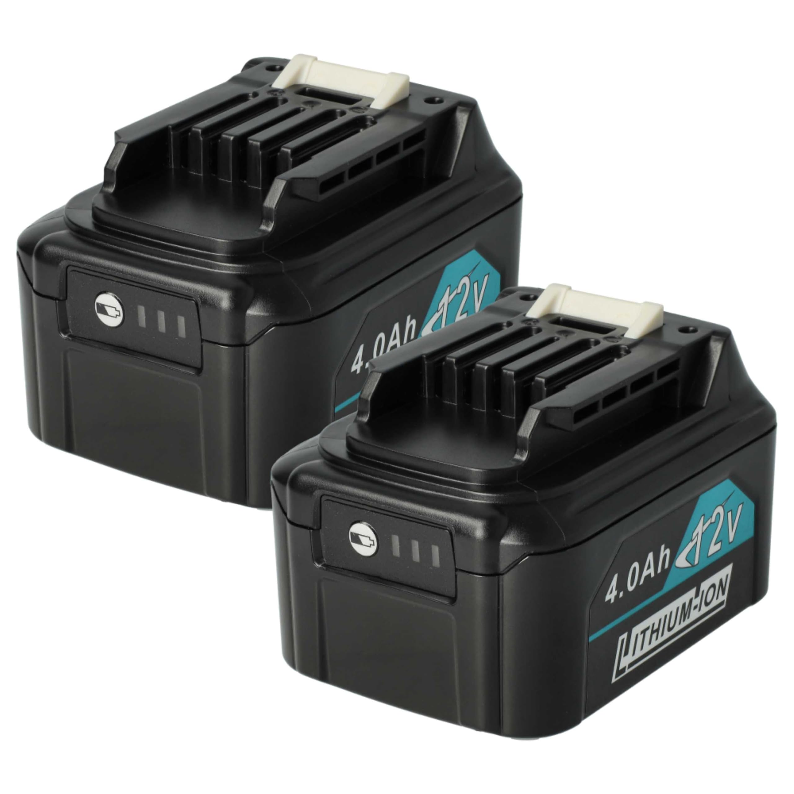 vhbw 2 x bateria kompatybilna z Makita TD111DWYE TL064D TL064 TD111DZ TD111DY1J TL064DSAJ TL064DSAE elektronarzędzia (4000 mAh, Li-Ion, 12 V)