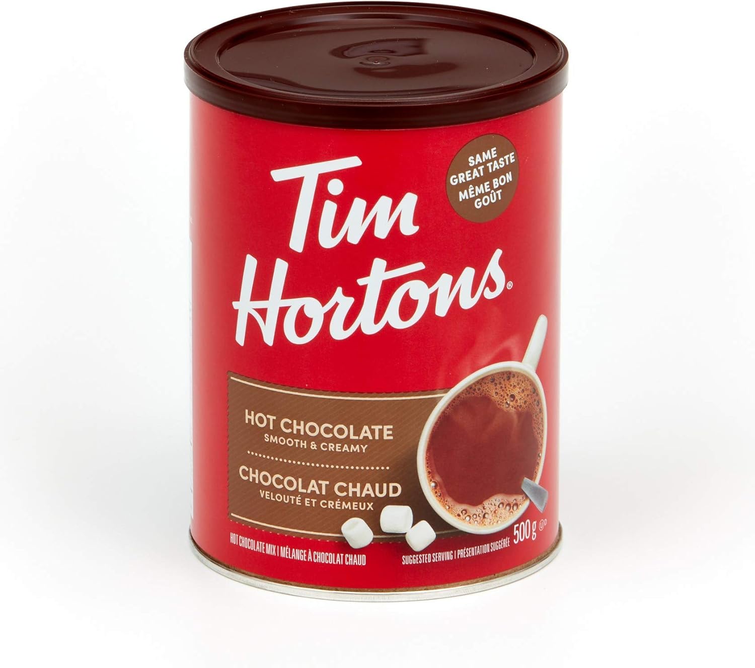 Tim Hortons Hot Chocolate Beverage Mix, Original, 500g Can Amazon.ca