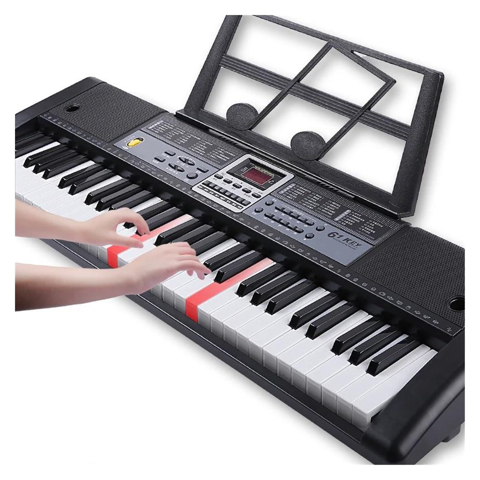 klawiatura elektroniczna Profesjonalna Klawiatura Fortepianowa 61 Klawiszy Instrumenty Muzyczne Kontroler Elektroniczny Organizatorzy Syntezatorów Cyfrowych