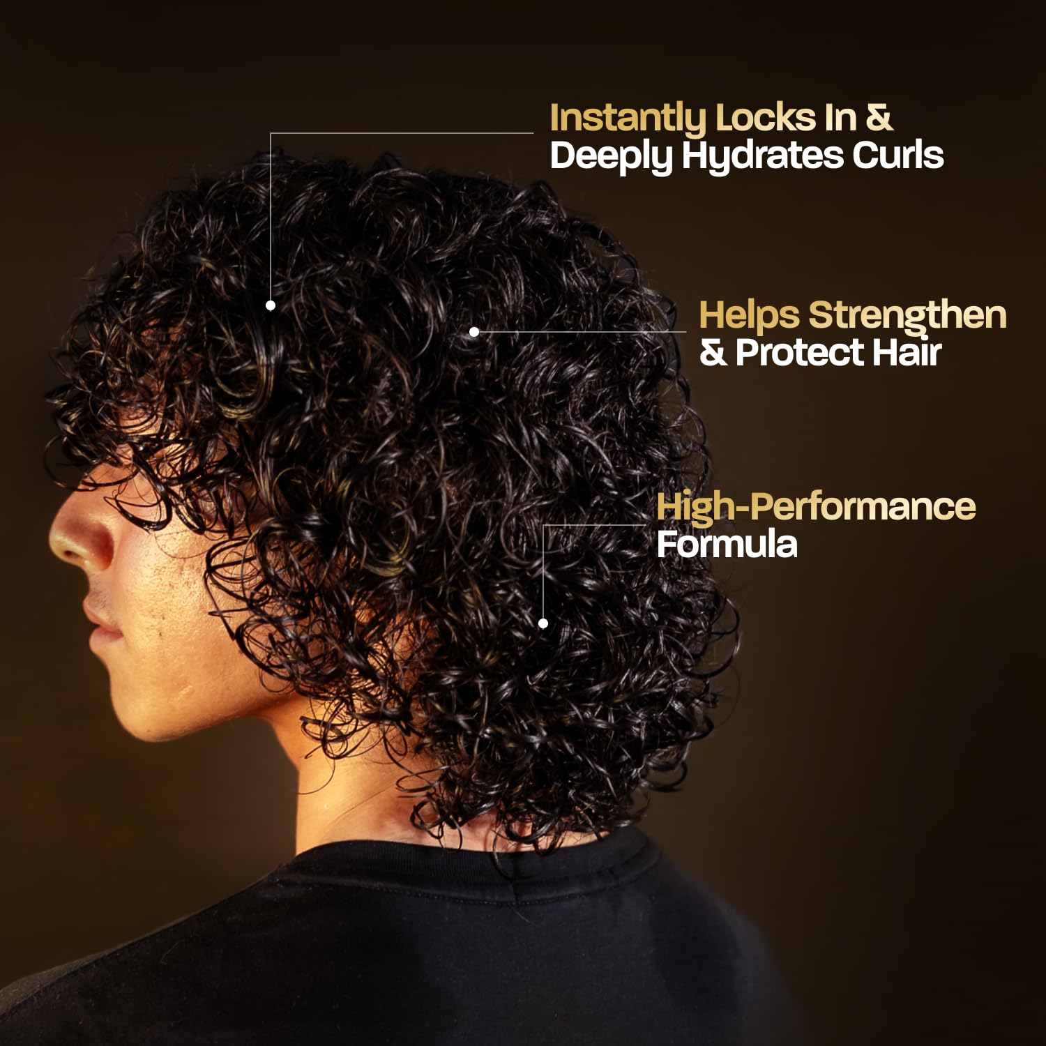 BASED Curl Cream for Men, Curl Defining Cream with Medium Hold