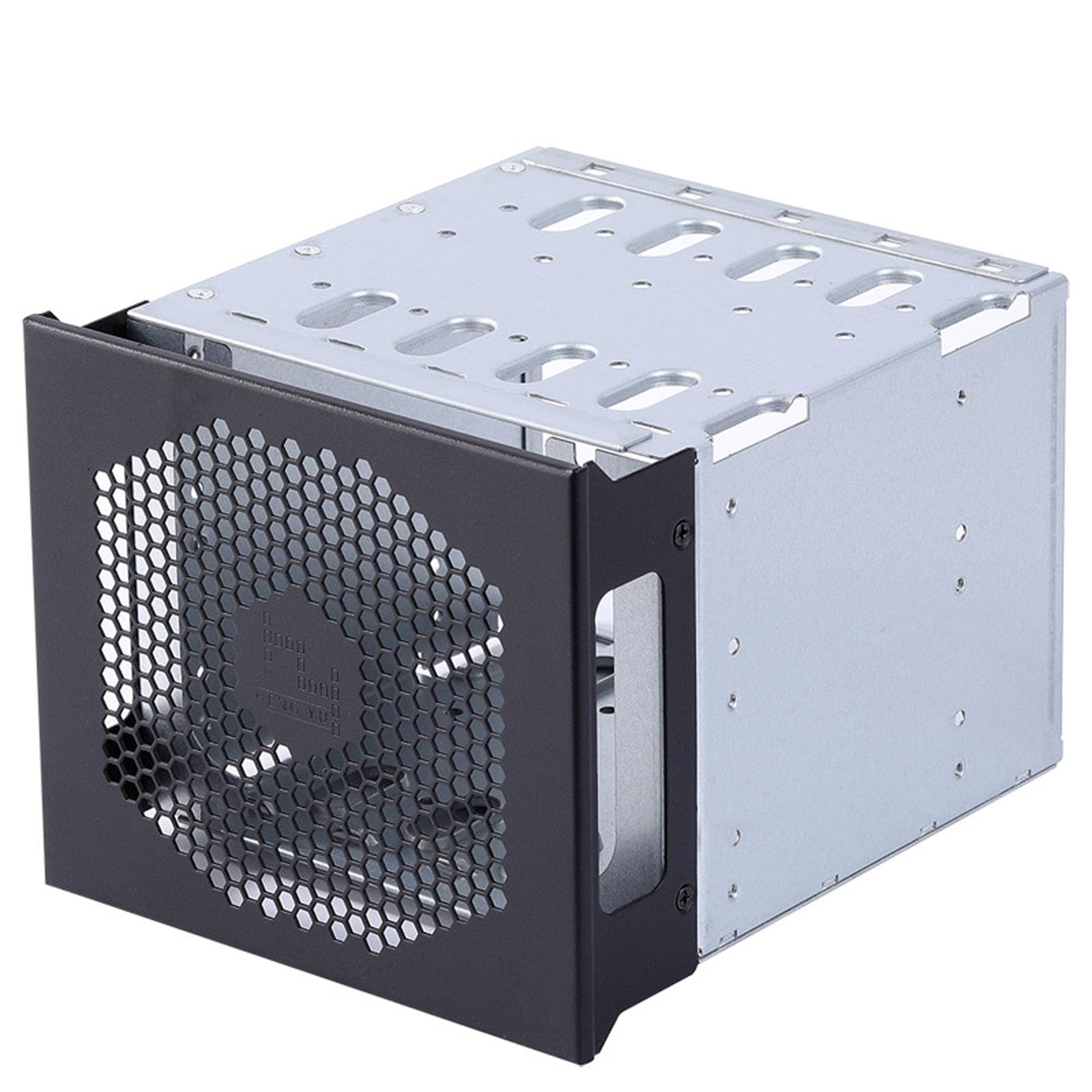Caja de almacenamiento de 5 compartimentos de 3.5 pulgadas, cinco discos, 3 chasis, caja de almacenamiento de expansión para computadora, jaula de disco duro de alta capacidad