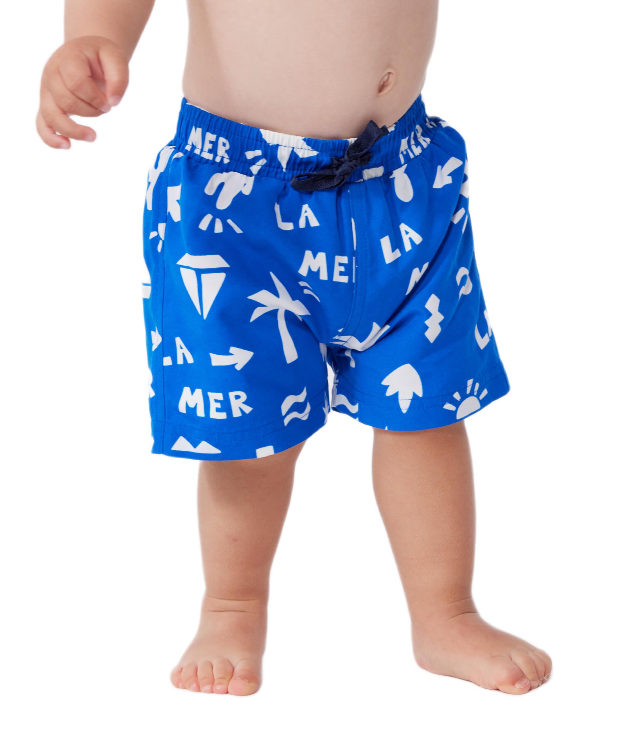 Petit Bateau Baby Boys A0cu1 Beach Shorts, Porcelana/Marshmallow, 18 months