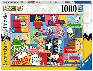 Ravensburger Puzzle 17539 Peanuts Moments 1000 Pieces Snoopy Puzzle for Adults and Children from 14 Years
