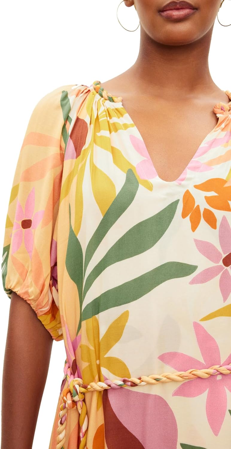 Velvet by Graham & Spencer Womens Carol Printed Novelty Embroidery Dress - Image 4