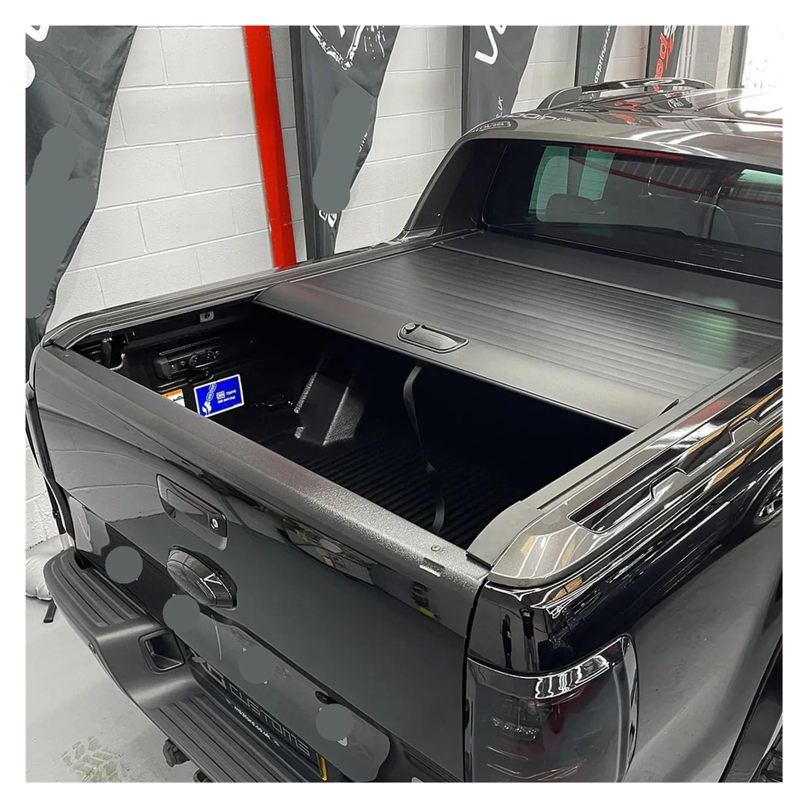 Cubiertas retráctiles for caja de camioneta, de aluminio rígido, Compatible con Ford Ranger T6 T7 T8 Raptor Maverick F150.