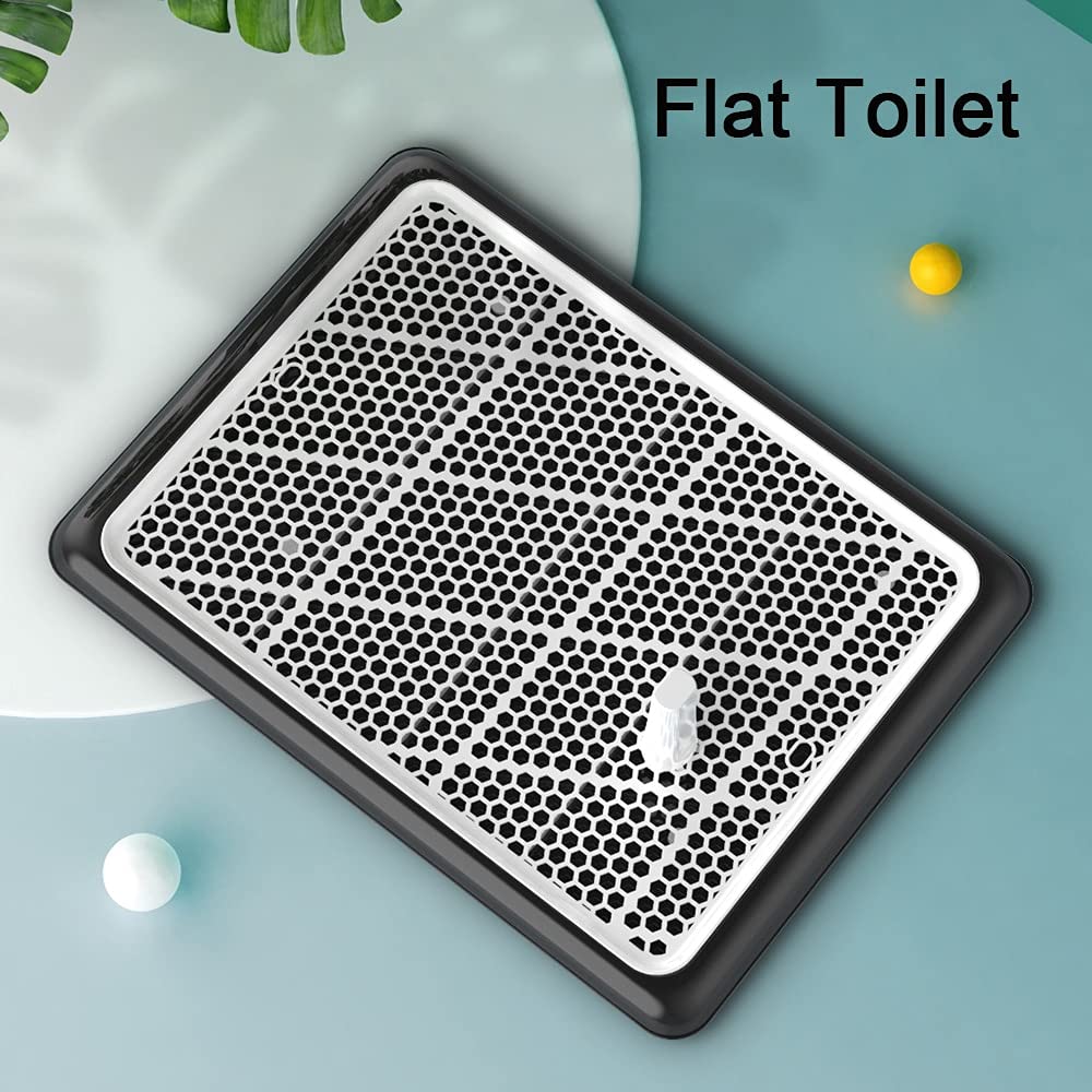 Liudan Sanitario Gato Pastel portátil Toliet Entrenamiento Plástico con Pilar Inodoro Tareas de Entrenamiento Potty Pad Pad Tray Tray Training Trainador urinario Pee Pad Cajas de Arena para Gatos