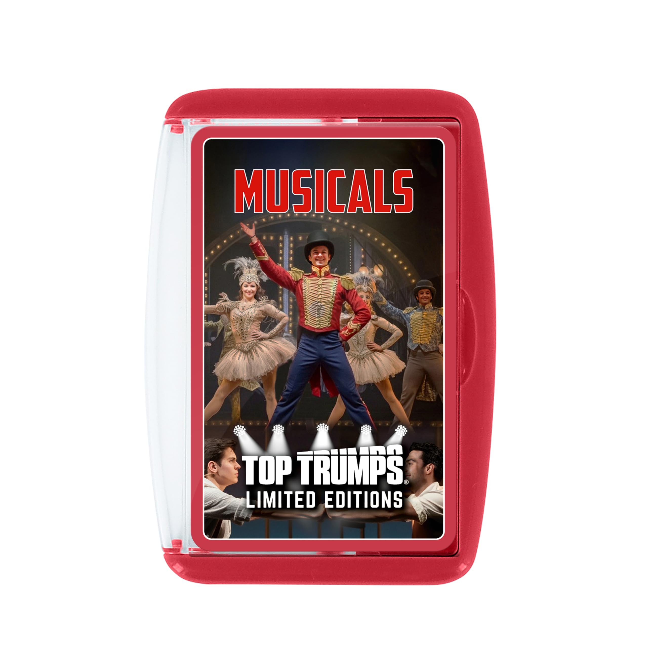 Top Trumps Musicals Limited Edition Card Game, Red, small