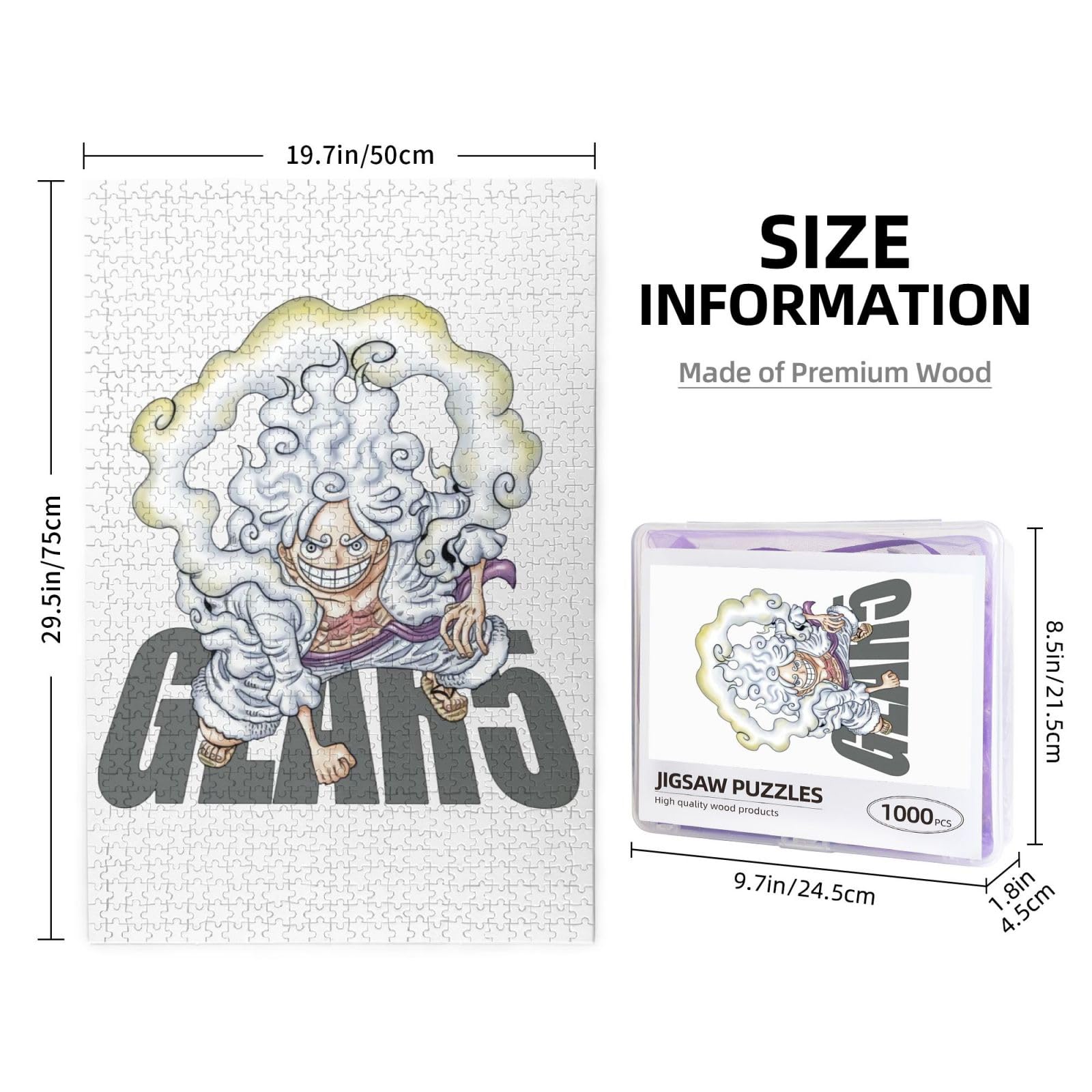 Amazon.co.jp: 1000ピース ジグソーパズル ワンピース ルフィ One