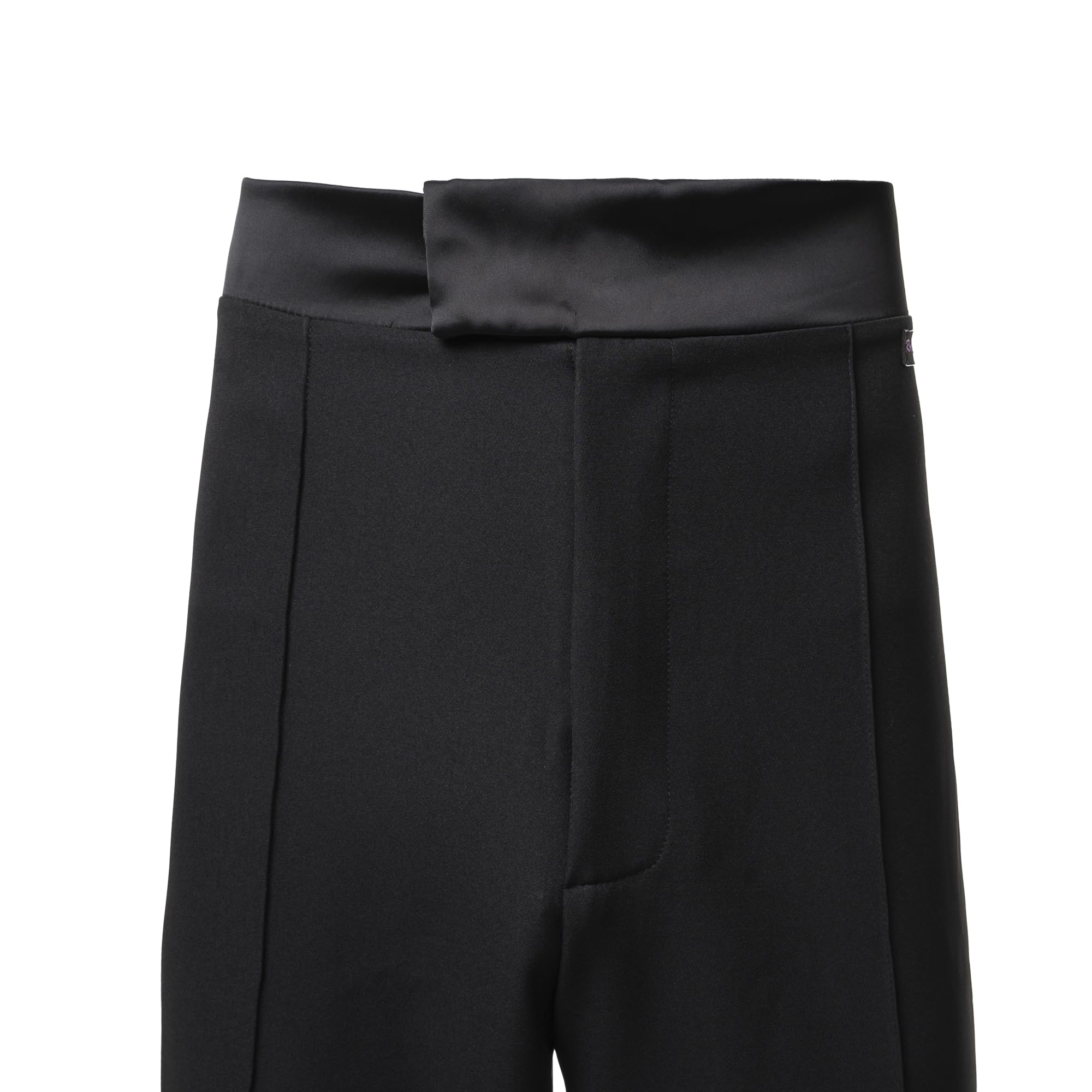 Pantalon de danse latine américain avec bracelet et bande latérale en satin