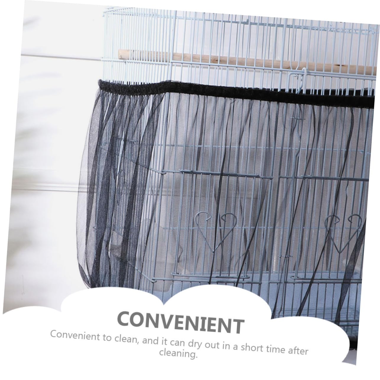 HOLIDYOYO 2pcs Birdcage Cover Netting Parrot Cage Protective Birdcage Netting for