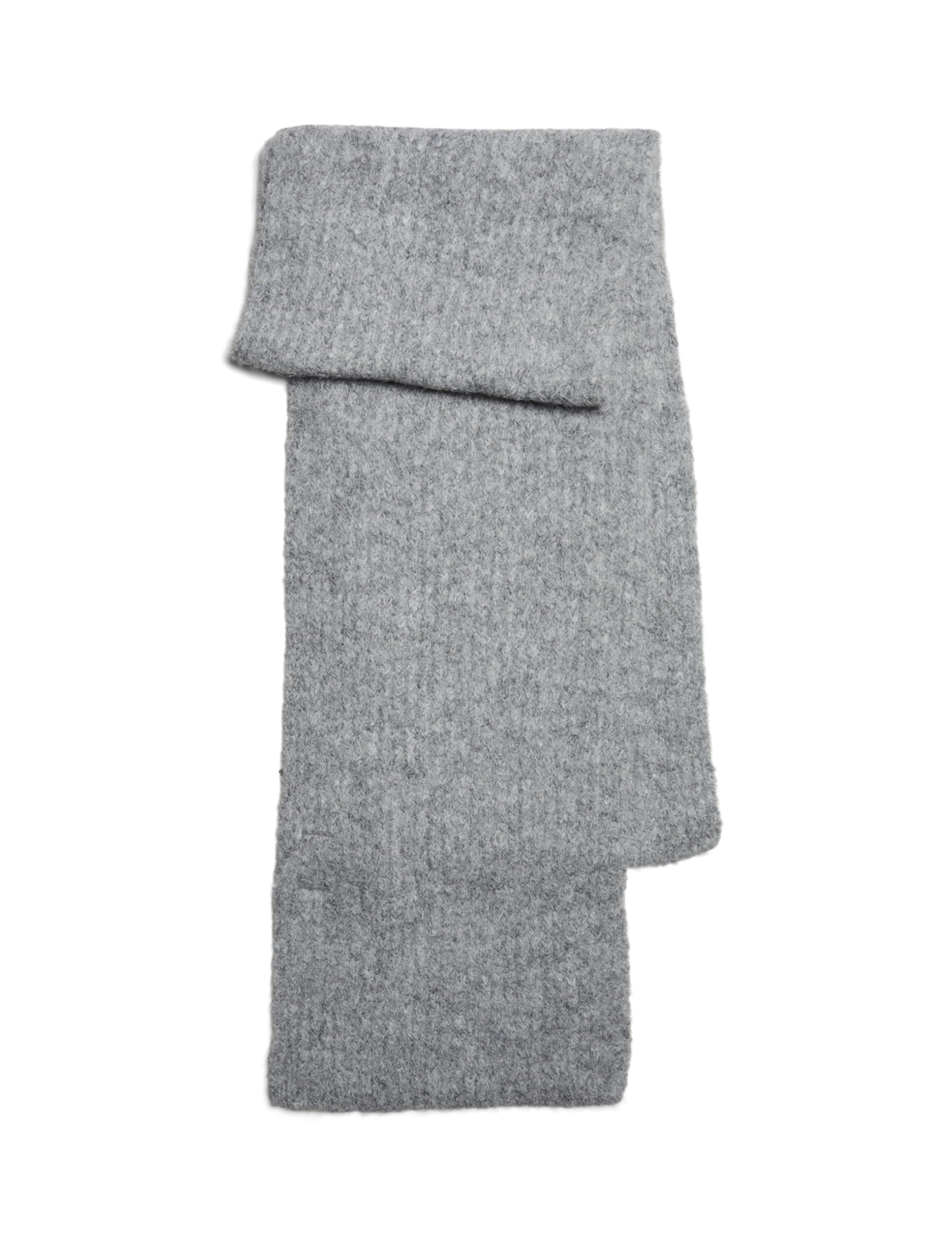 PIECES Pcnambi Long Knit Scarf Bc, jasnoszary melanżowy, jeden rozmiar