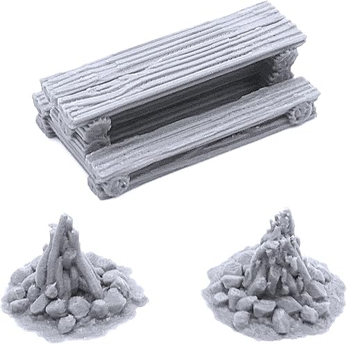 Miniatura 6 de EnderToys Traveler's Camp II por Printable Scenery, 3D Impreso RPG Scenery y Wargame Terrain 1.102 in Miniaturas