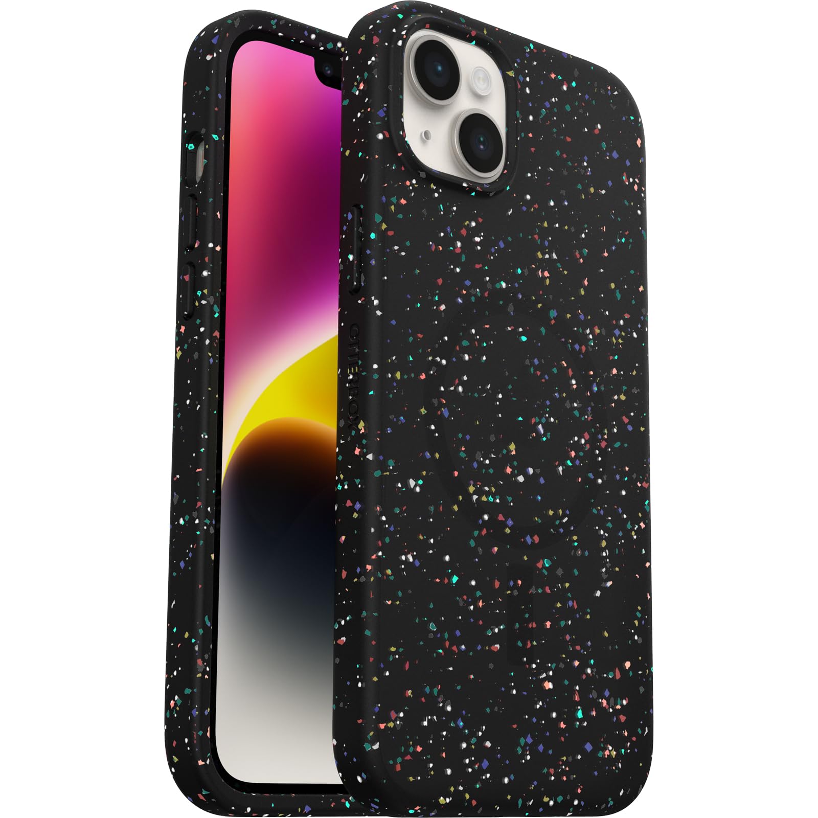OtterBox Cover per iPhone 14 Plus Serie Sustainable Case con MagSafe, resistente a shock e cadute, ultra sottile, protettiva, Carnival Night