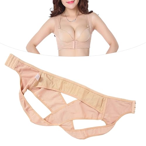 Vista 2 de Moldeador de pecho para mujer, faja moldeadora de pecho para mujer, brasier de pecho, ajuste ajustable, suave, transpirable, elástico, faja