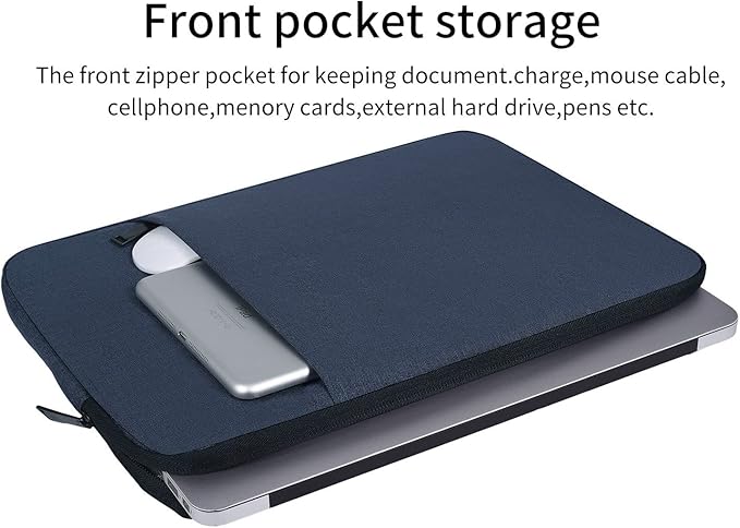 Funda Portátil 13-13.3 Pulgadas Impermeable CaseBuy Azul Marino miniatura 5