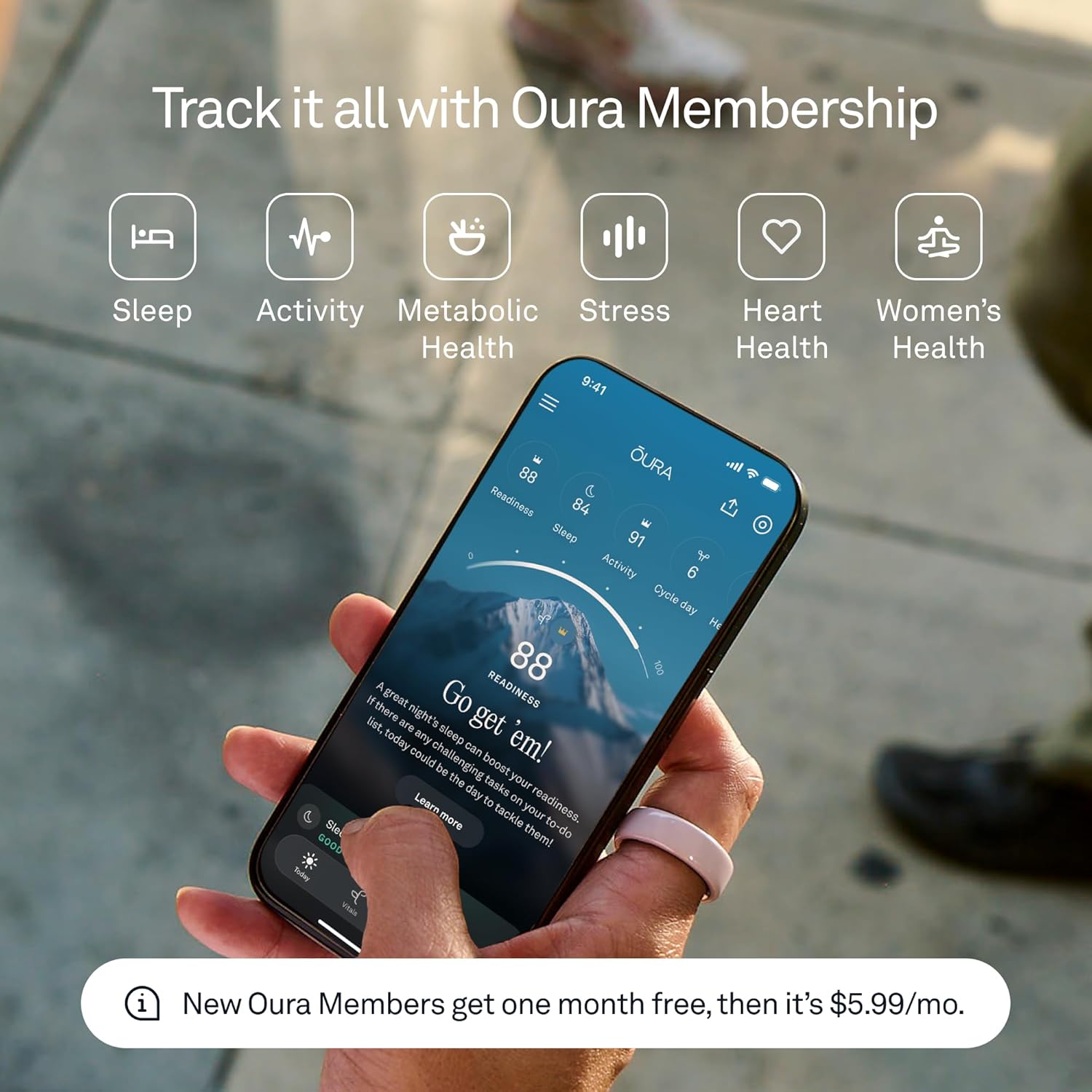 Oura Ring 4 Ceramic - Petal Size 8 4