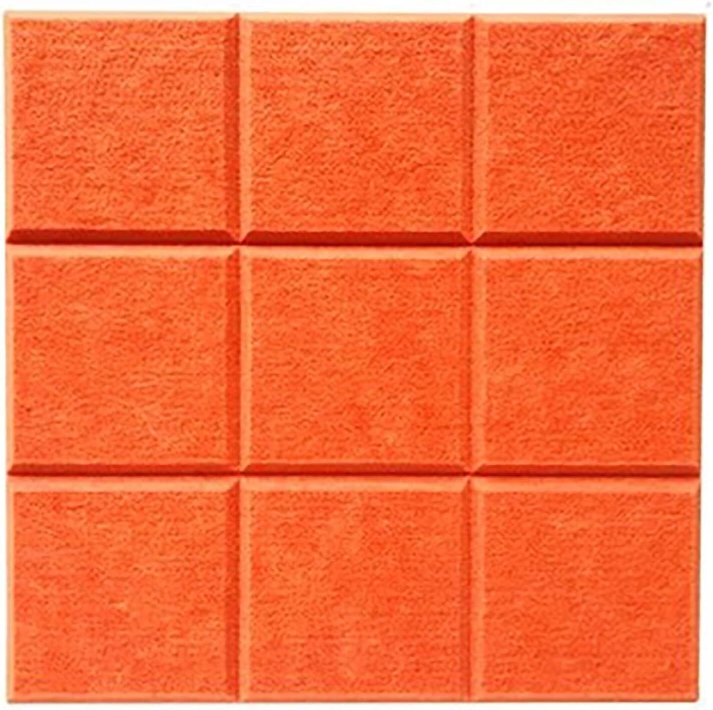 Tableau en liège autocollant lot de 5 panneaux carrés en feutre épais 30x30 cm