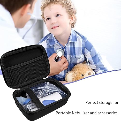 Miniatura 5 de Leayjeen Funda de transporte compatible con MeowynAudiloNawetiGülifePUERUK nebulizador inhalador de mano portátil para adultos y niños, atomizador