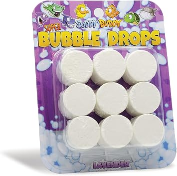 Suddy Buddy Super Bubble Drop Refills | Fun & Easy Bath Bubbler for Kids Bubble Bath Toys 3+ | Non-Toxic, Hypoallergenic | 9 Count, Long-Lasting Fun