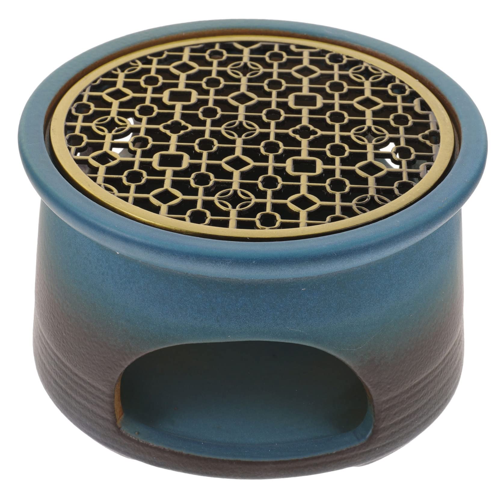 Ceramic Tea Warmer Candle Warmer Elegant Heating Base for Wax Melts for Home Decor Office Tea House and More Creates Romantic Atmosphere Ceramic Material