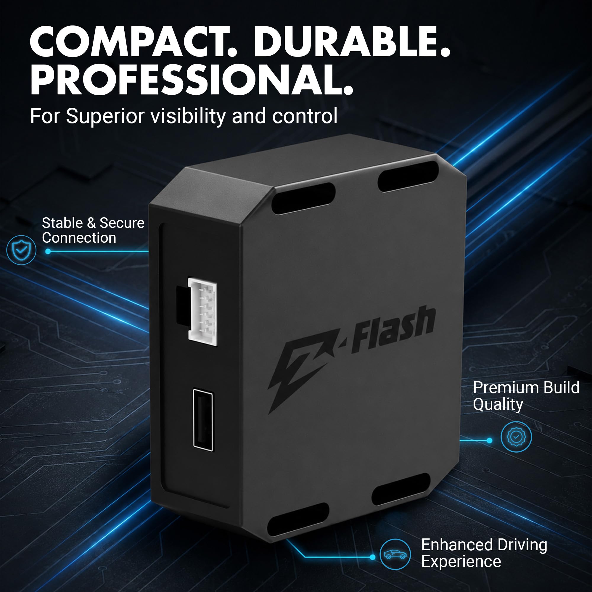 Z-Flash BCM Plugin w/Headlight Flasher - Compatible w/Ford F-150