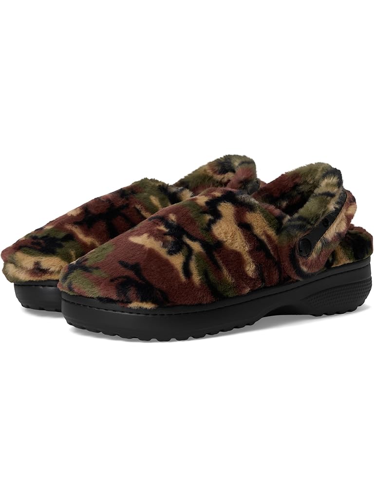 Olive Crocs Classic Unfurgettable Clogs