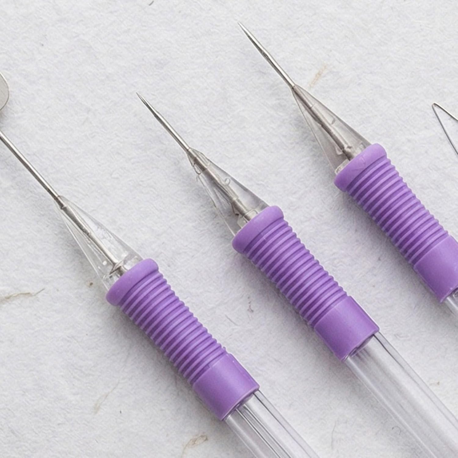 SOESFOUFU 1 Set Embroidery Tools: Threader Tools for DIY Hand Embroidery Stitching, Russian Style Punch Needle Pen and Wire Set for Sewing Crafts and Needlework