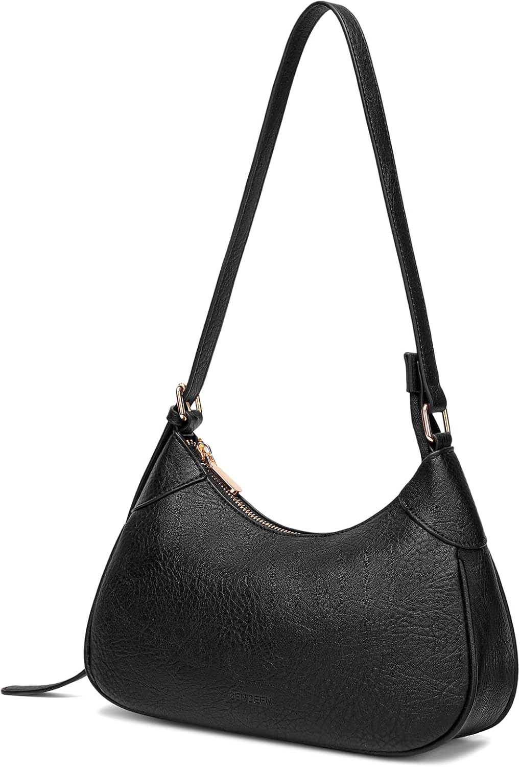 SENDEFN Cresent Shoulder Bags for Women Trendy Small Crossbody Purses Vegan Leather Hobo Handbags