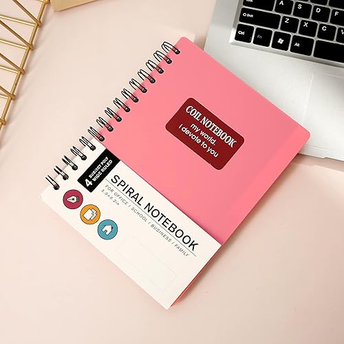 Miniatura 9 de Yoment Cuaderno de espiral de tapa dura de 8.5 x 11 pulgadas, cuaderno de espiral con rayas universitarias para el trabajo, 100 GSM, de papel