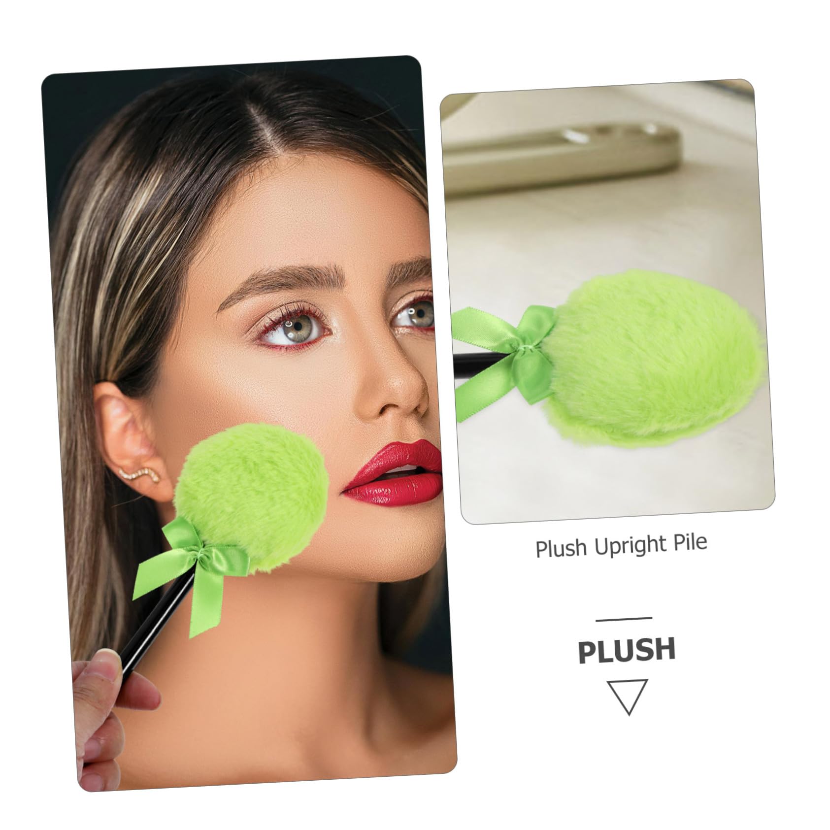 Beavorty 5 Set Di Pennelli Per Il Trucco Di Applicatore Per Fard Per Donna Pennello Di Precisione Per Illuminante 2 Pezzi*5