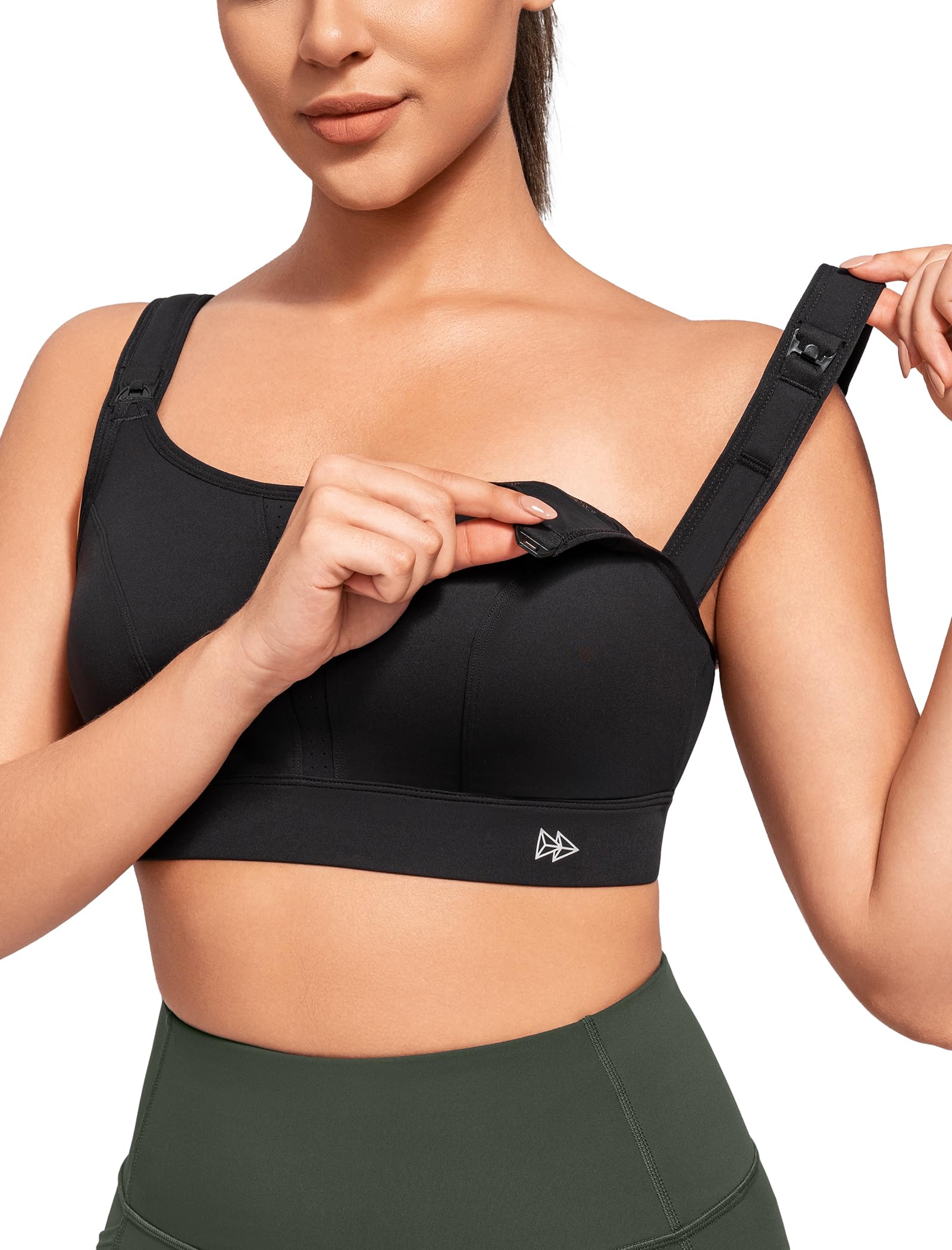 Yvette Soutien-gorge de sport d'allaitement pour l'allaitement, soutien-gorge de maternité rembourré sans fil pour la grossesse